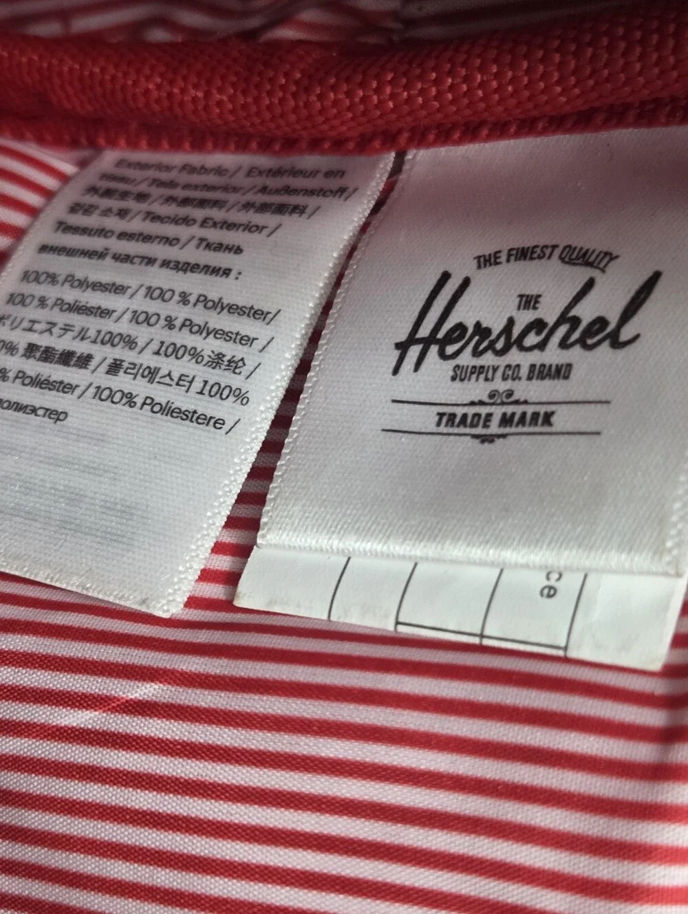 Herschel Supply Company Black Backpack Bookbag Bag